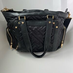 Black Tory Burch Diaper Bag